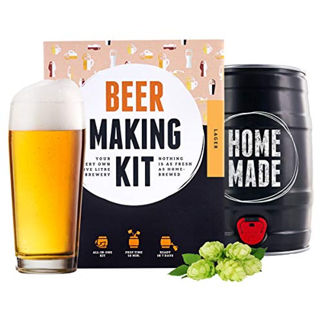 Producto Kit para elaborar Cerveza Artesana Lager en Casa