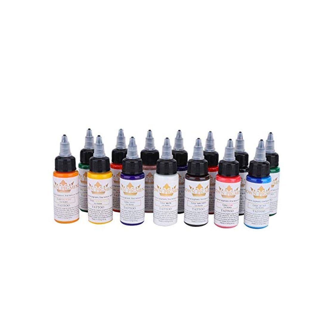 Producto Set profesional de 14 piezas Tinta semipermanente para tatuaje