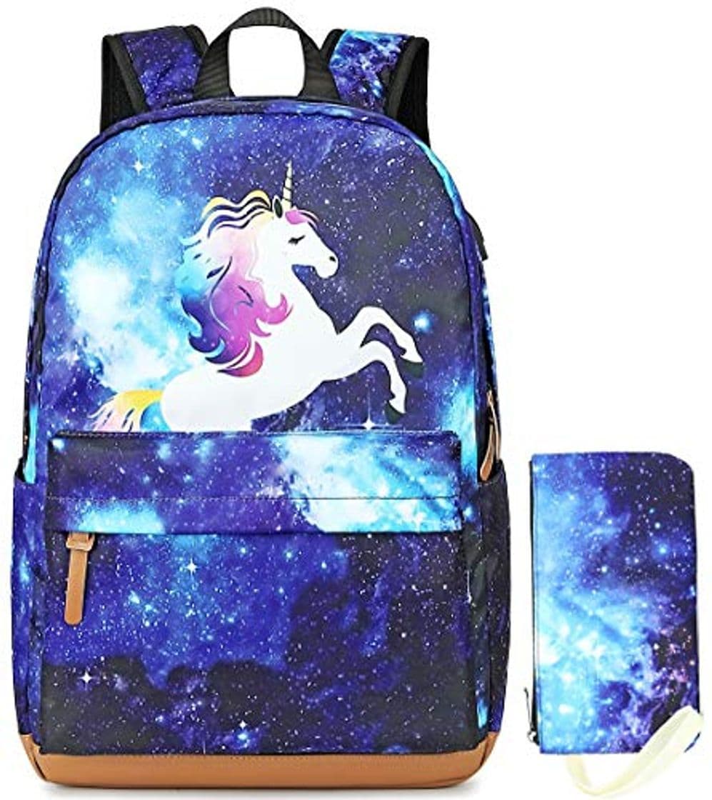 Product Mochila Escolar para Niños - Impermeable Mochila Escolar Mochilas de Unicornio Mochila