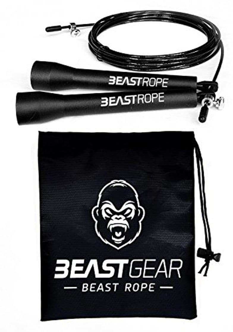 Fitness Cuerda para saltar de alta velocidad de Beast Gear. Comba de CrossFit