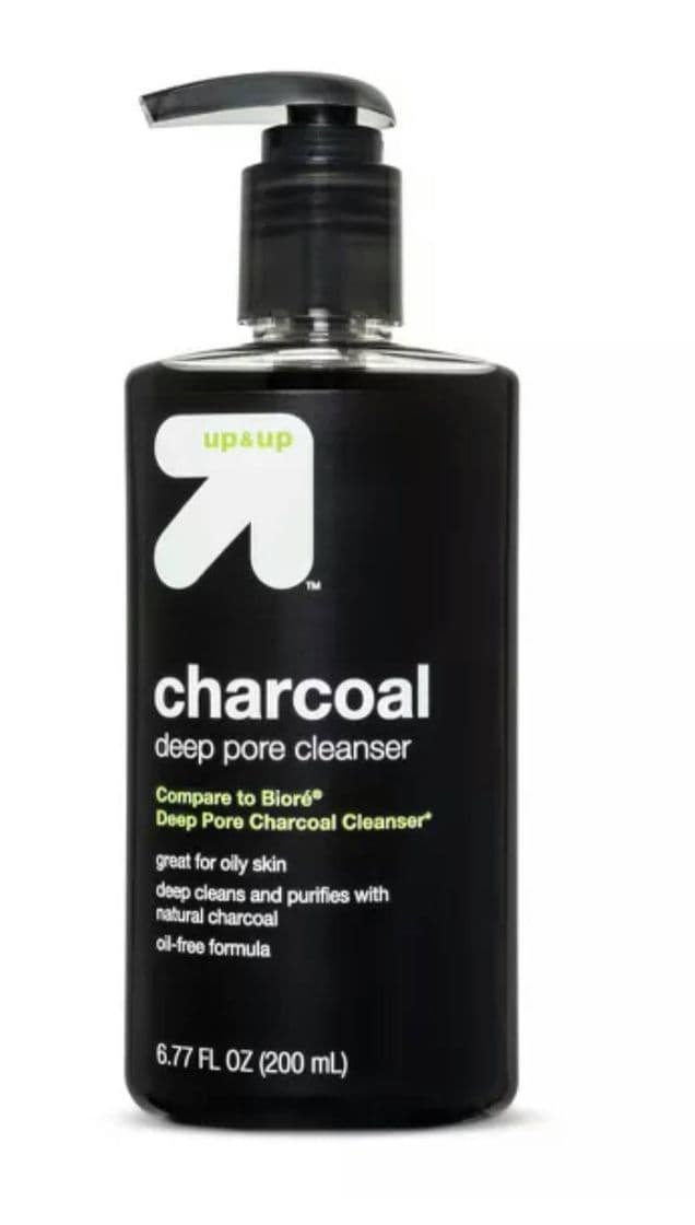 Producto up & up charcoal deep pore cleanser