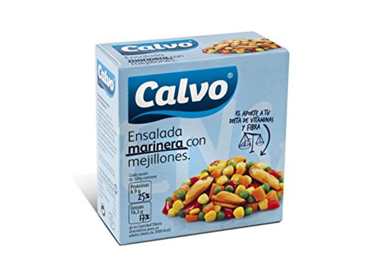 Lugar Ensalada marinera con mejillones calvo 150g