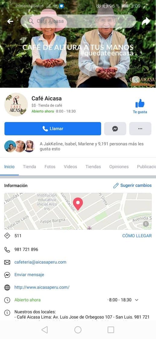 Restaurantes Café Aicasa