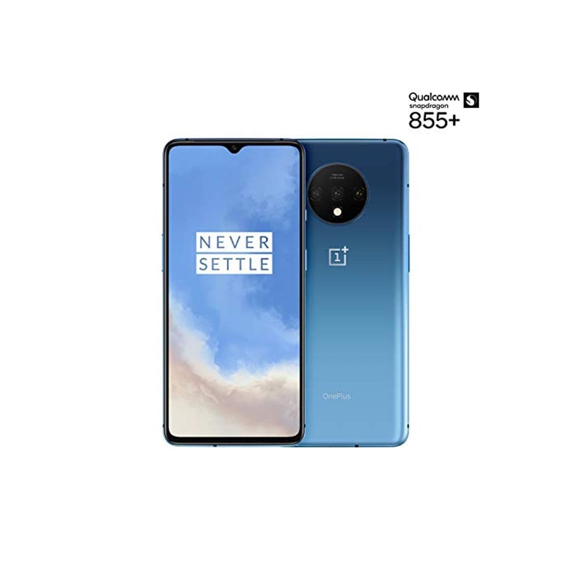 Electronic OnePlus 7T Smartphone Glacier Blue | 6.55"/16,6 cm AMOLED Display 90Hz Power