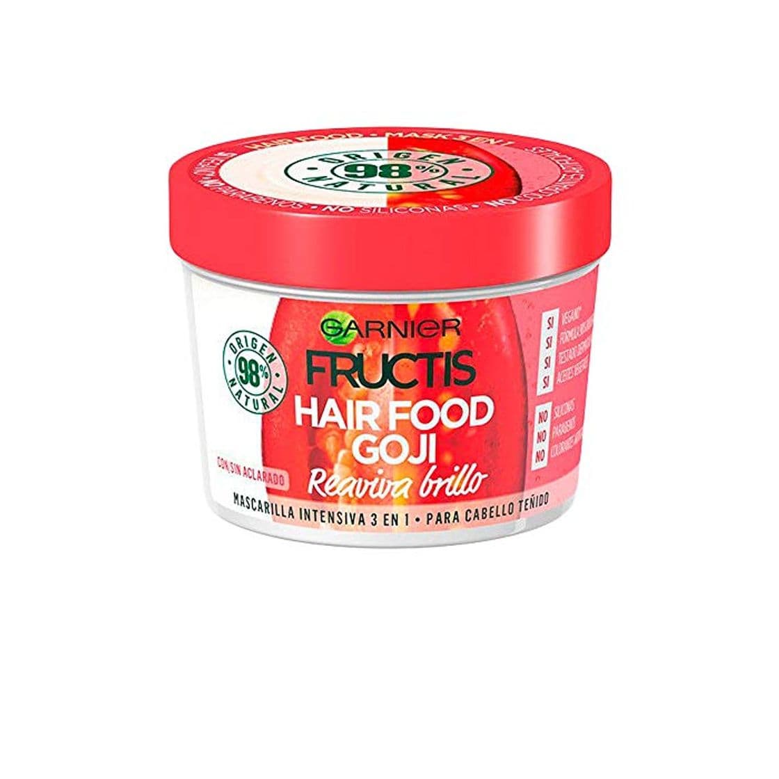 Beauty HAIR FOOD goji mascarilla reaviva brillo 390 ml