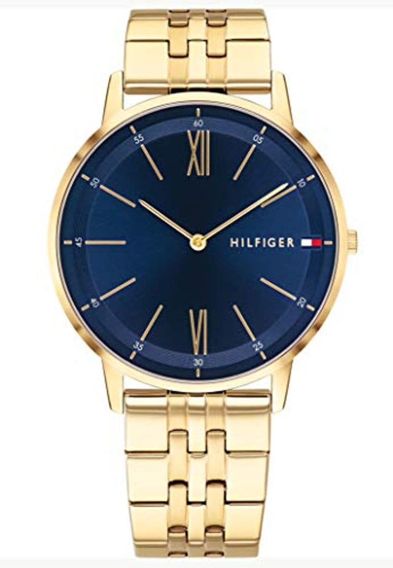 Product Tommy Hilfiger Reloj Analógico para Hombre de Cuarzo con Correa en Bañada