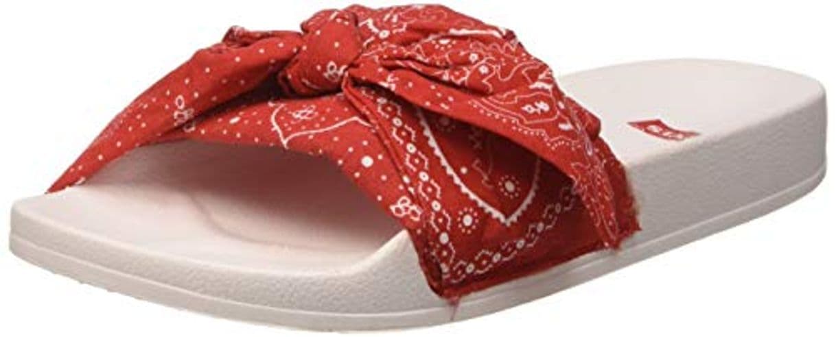 Producto Levi's June S Bandana, Chanclas para Mujer, Rojo