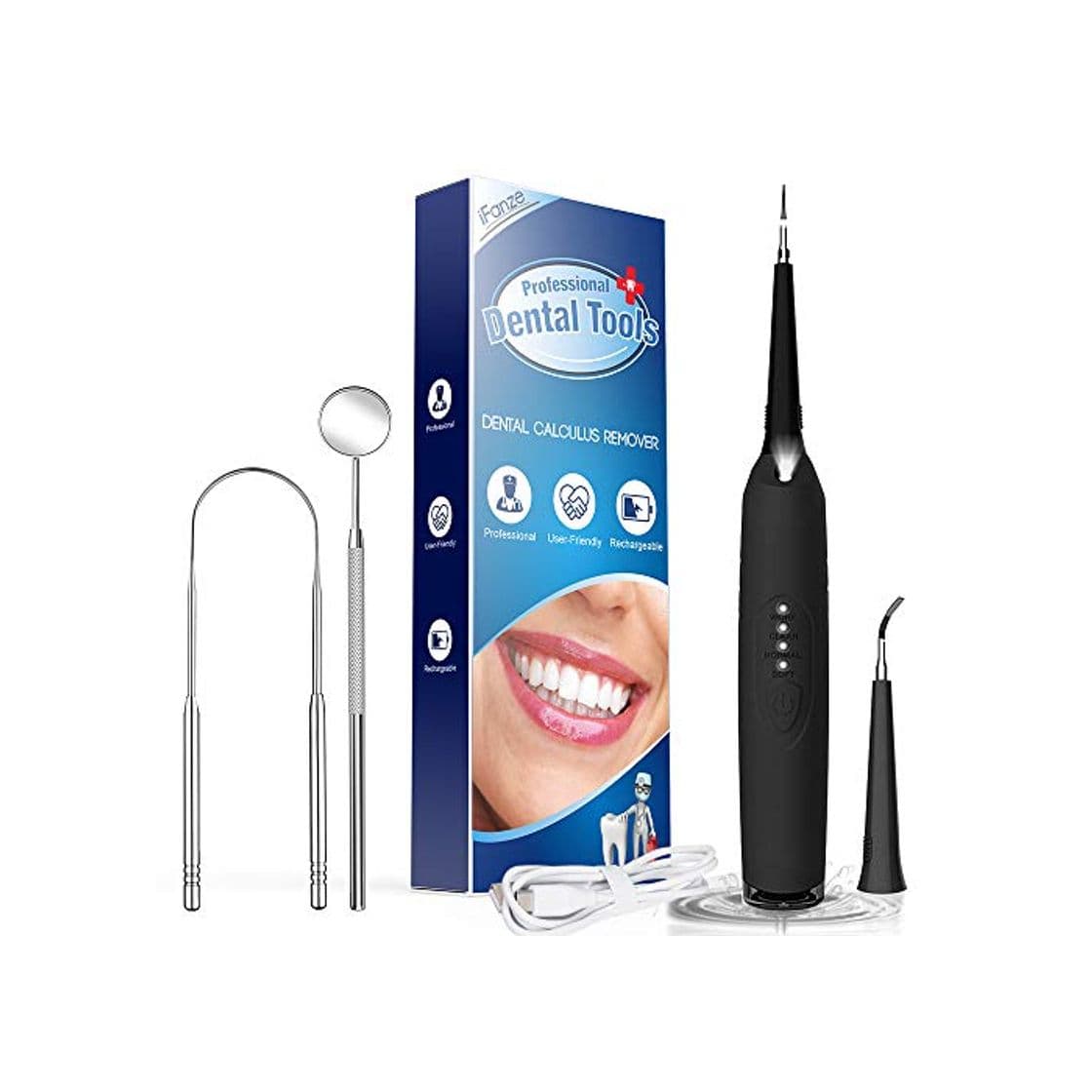 Product Limpiador Lengua Limpieza Dental Profesional breett Limpieza Bucal Limpiador Lengua Acero Inoxidable Limpieza de los Dientes 3 Clave