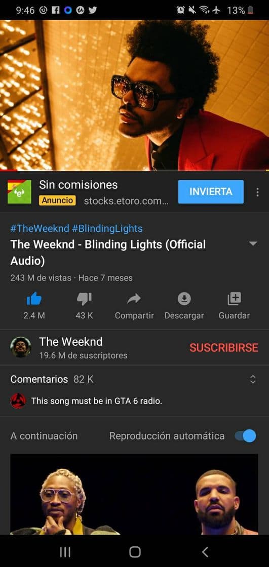 Music Blinding Lights - The Weeknd