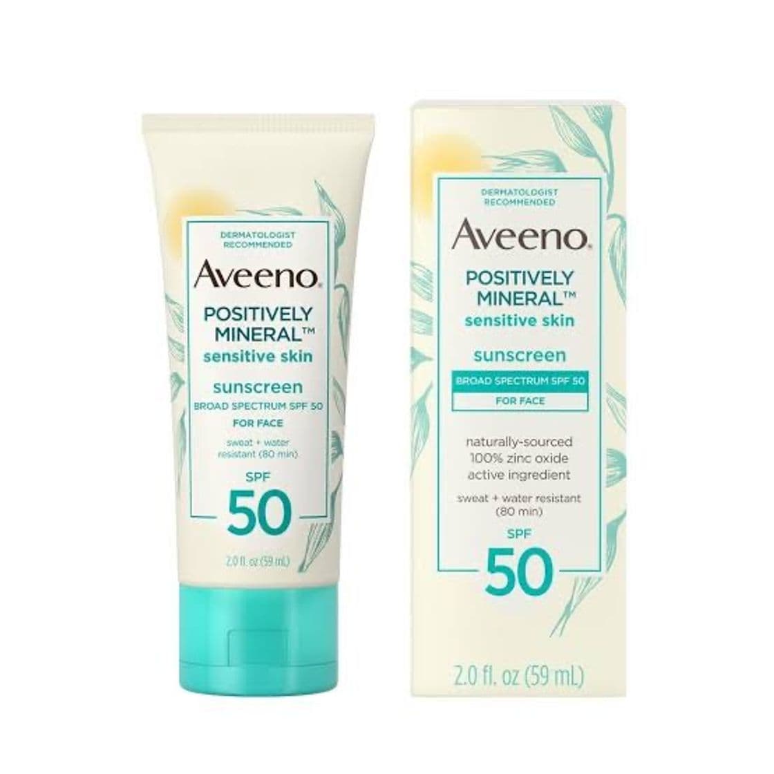 Fashion Sunscreen sensitive avenno 50 spf 🧴 