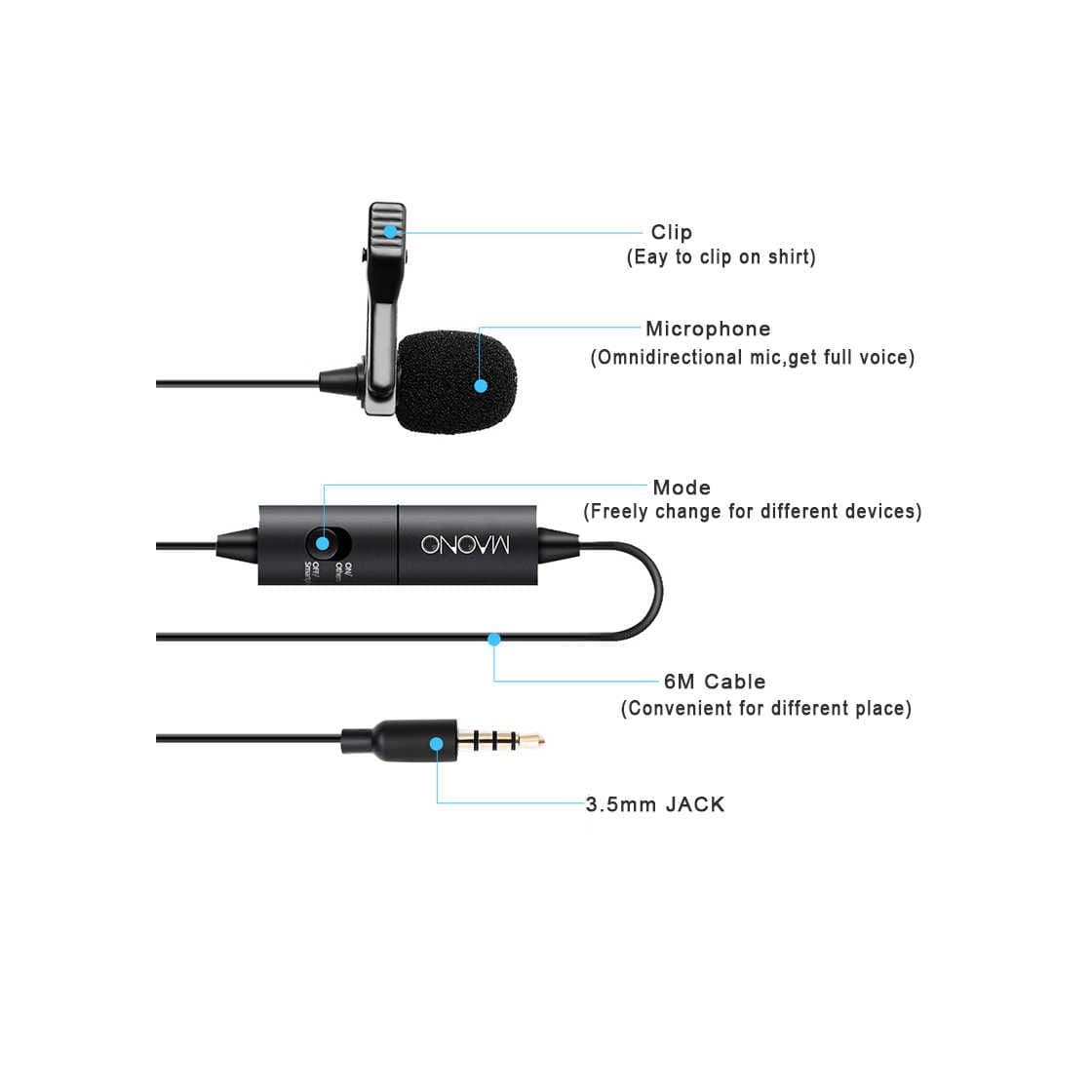 Product Maono AU-100 - Micrófono Lavalier