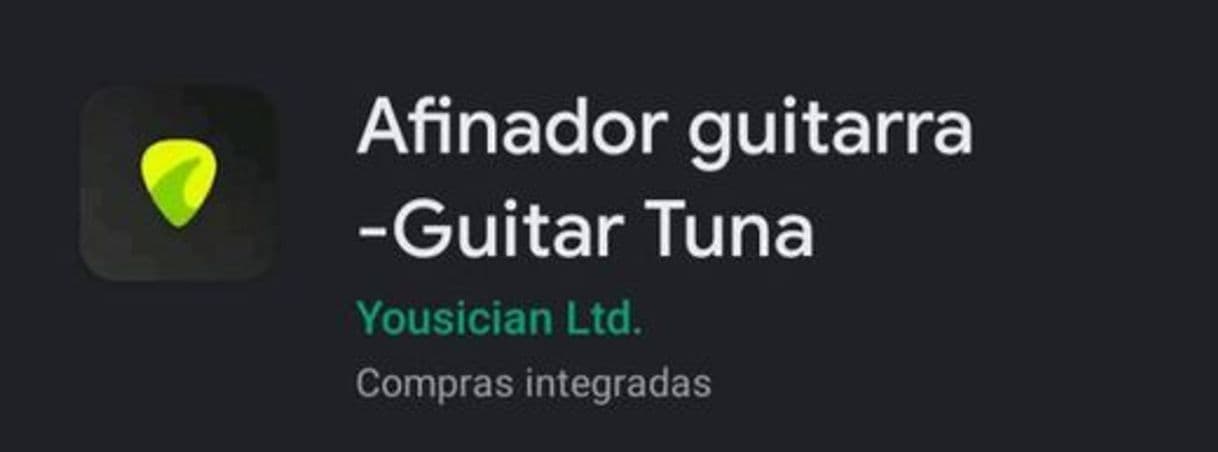 App Guitar Tuna