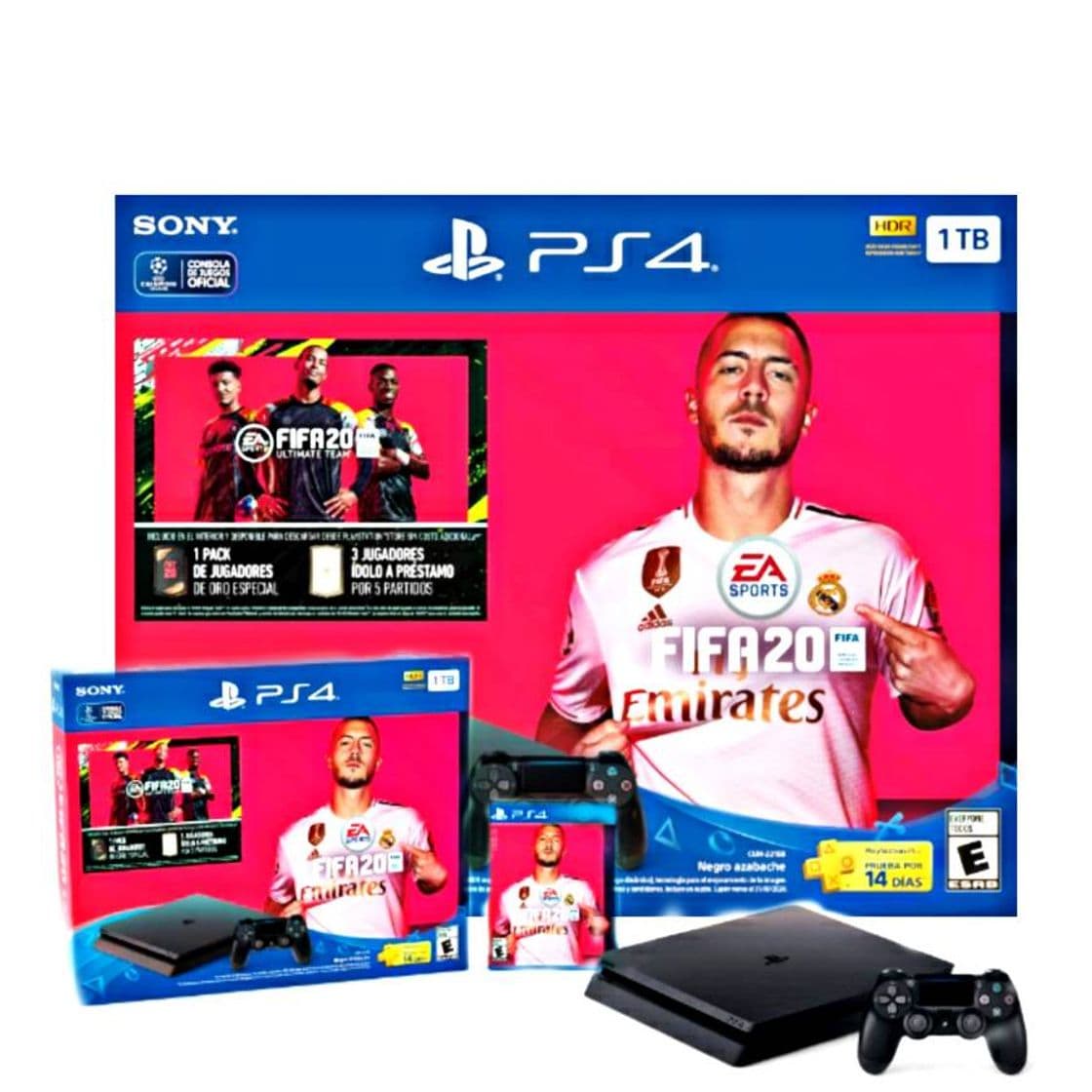 Fashion Consola PlayStation 4 1TB con juego FIFA 2020 - Bundle Editi