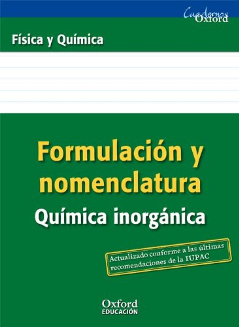 Book Formulación y Nomenclatura Química Inorgánica ESO/Bachillerato