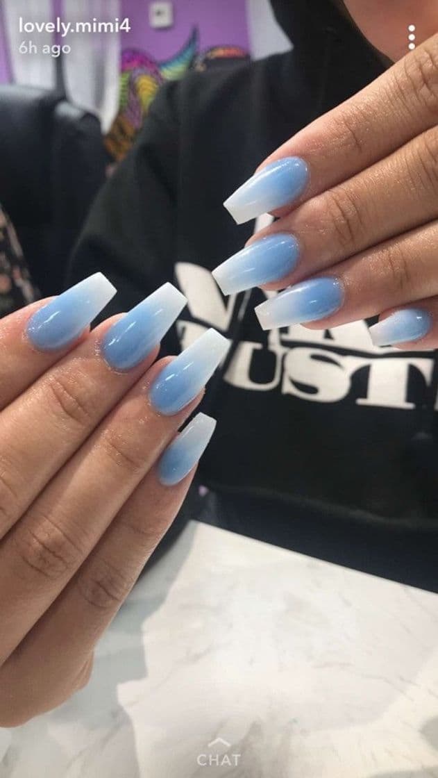 Fashion Cute blue nails