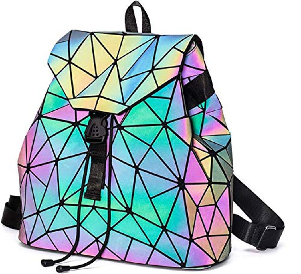 Moda Bolsos Mochila Para Mujer Señoras Bolsa de Viaje Casual Mochila Escuela de Gran Capacidad Geométrico Bolso Diario Mochila Para Vacaciones Viajes Camping