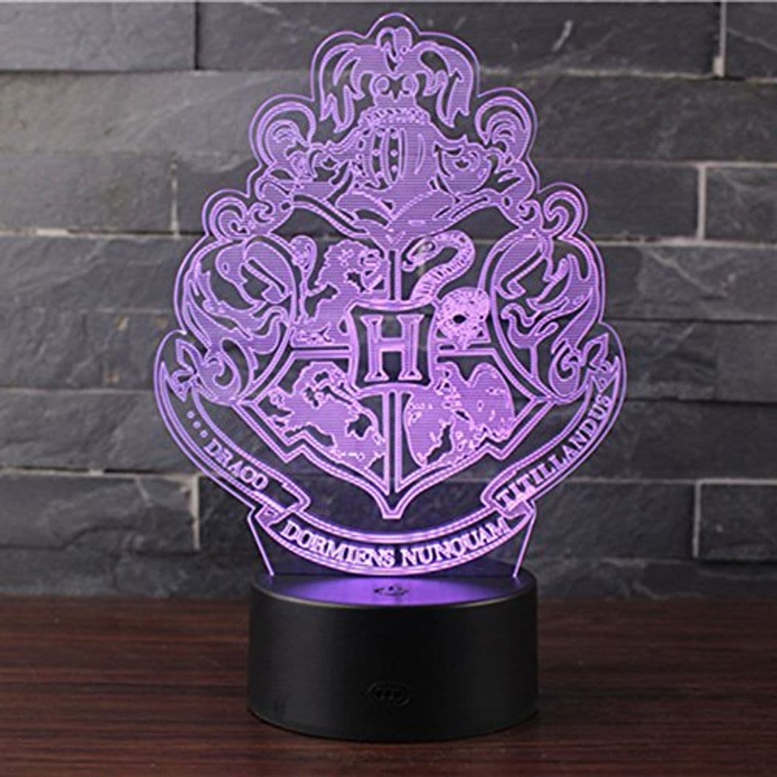 Producto 3D Lámpara de Escritorio Mesa 7 cambiar el color botón táctil de escritorio del USB LED lámpara de tabla ligera Decoración para el Hogar Decoración para Niños Mejor Regalo