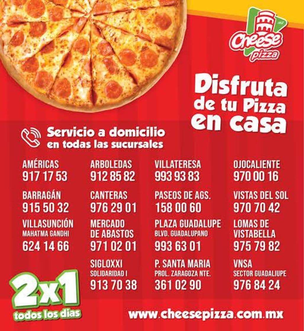 Restaurantes Cheese Pizza Arboledas