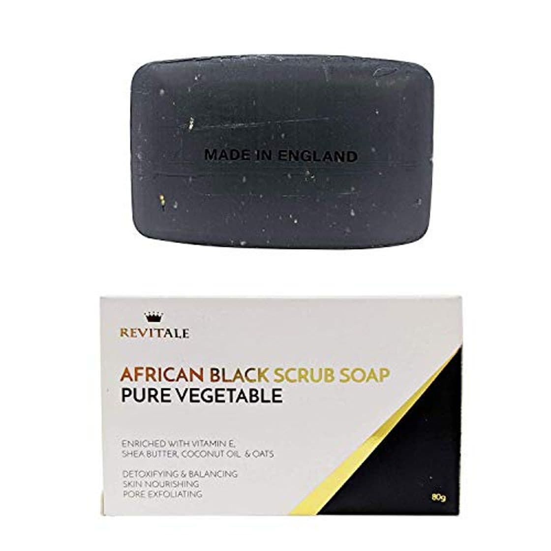 Place Revitale African Black Natural Oat Scrub Soap