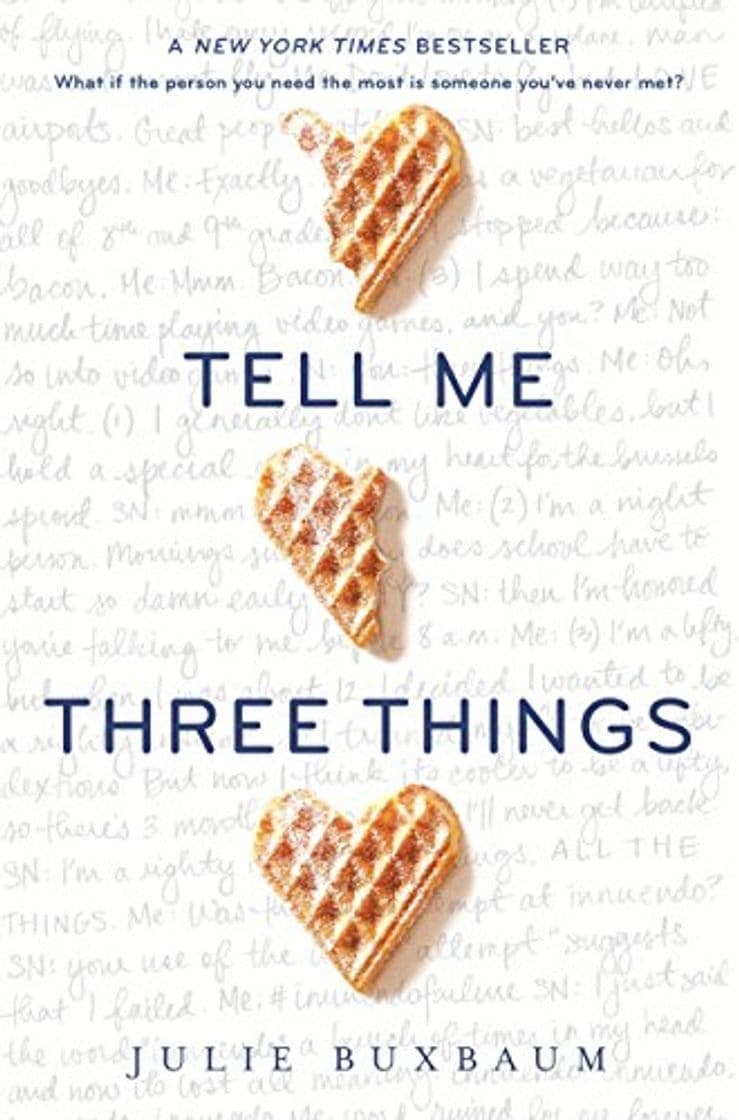 Libro Tell Me Three Things