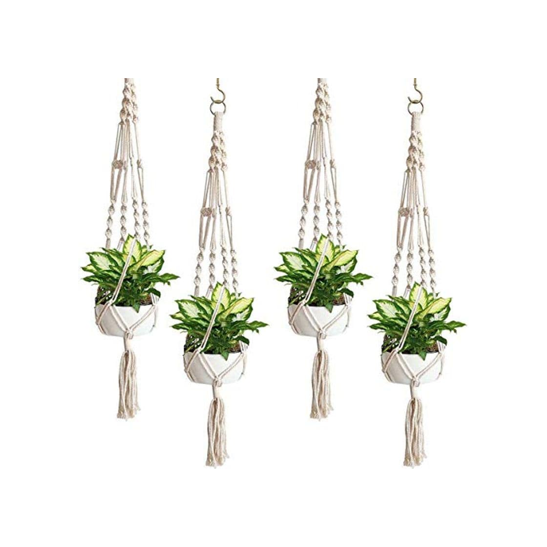 Product Eurobuy Macrame Plant Hanger, Plant Pots Hanger, Interior exterior colgante Maceta, Titular