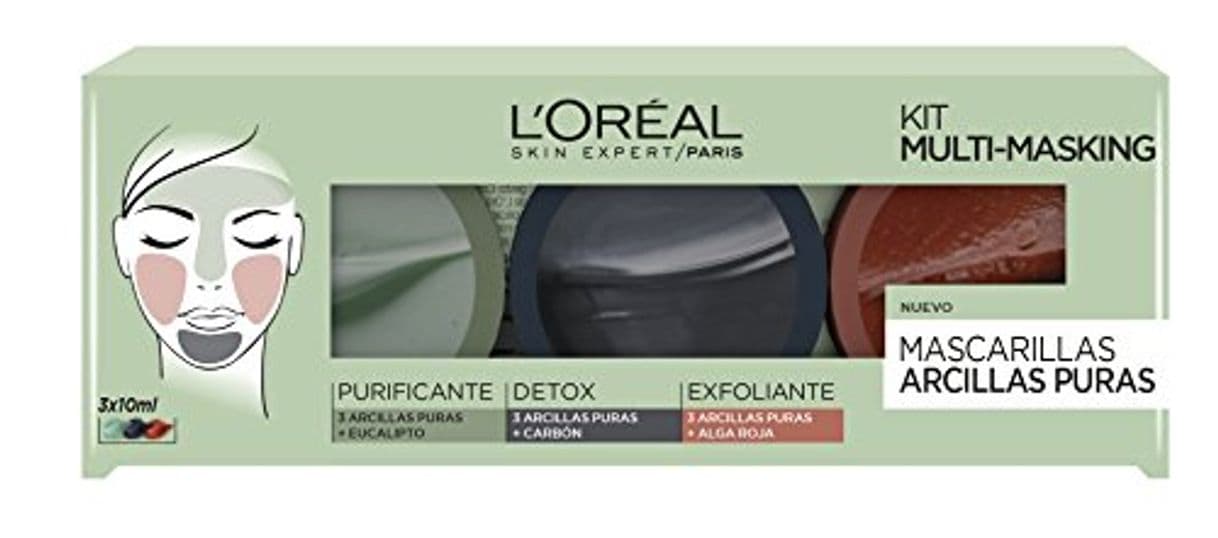 Belleza L'Oreal Paris Arcillas Puras Mascarilla Purificante, Tono