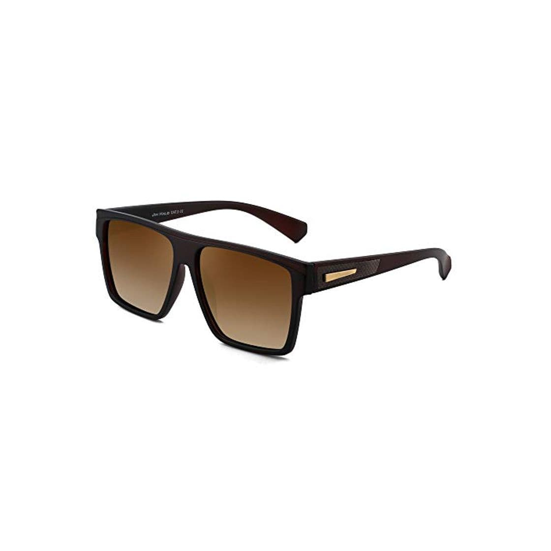 Product JIM HALO Retro Polarizadas Gafas de Sol Hombre Mujer Plano Top Cuadradas