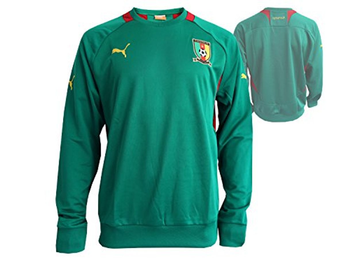 Product Puma Camerún Sudadera Verde Mundial de Fútbol Fan Artículo Cameroon trainingtop Fútbol