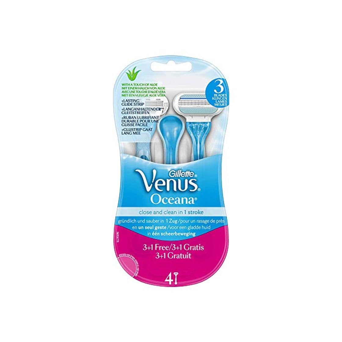 Belleza Gillette Venus Oceana Maquinillas Desechables Para Mujer