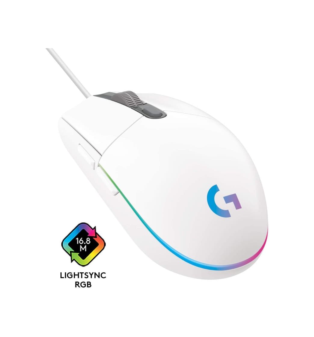 Producto Logitech G203 LIGHTSYNC Ratón Gaming con Iluminación RGB Personalizable