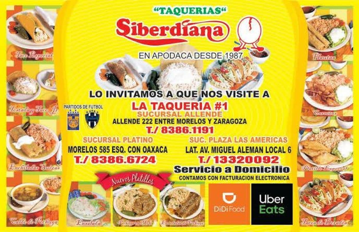 Restaurantes Taqueria La Siberdiana