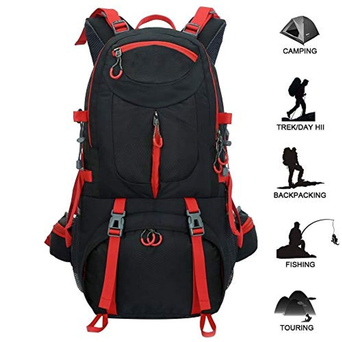 Product LQRYJDZ Outdoor Women & Men Multifunción 50L Mochila deportiva de alta capacidad