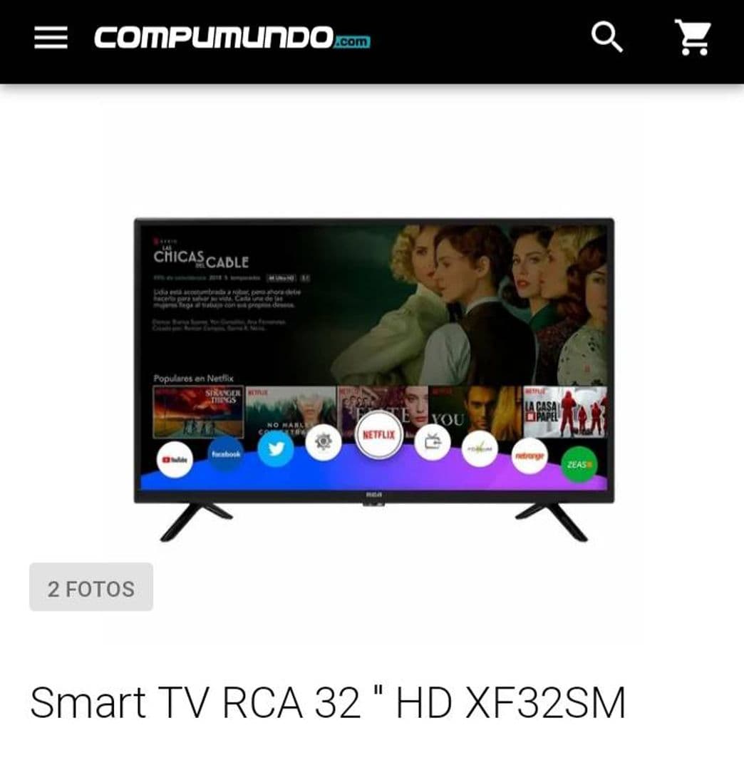 Fashion Smart tv 32 pulgadas RCA