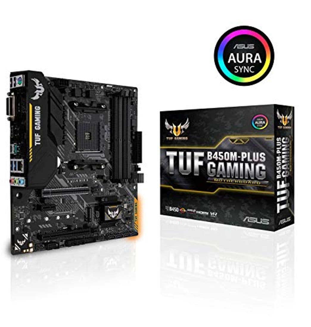 Electronic Asus TUF B450M-PLUS GAMING AMD AM4 B450 mATX - Placa base gaming