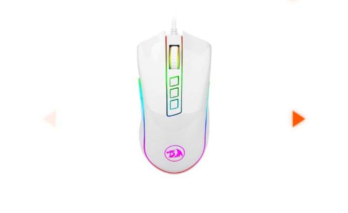 Fashion Mouse Gamer Redragon Cobra M711 RGB, 10000 DPI, 7 Botões Pro