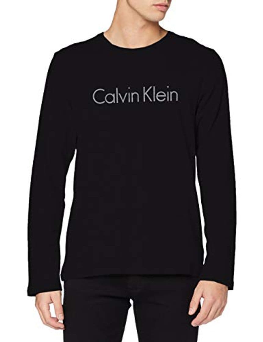 Producto Calvin Klein L/s Crew Neck Camiseta, Negro