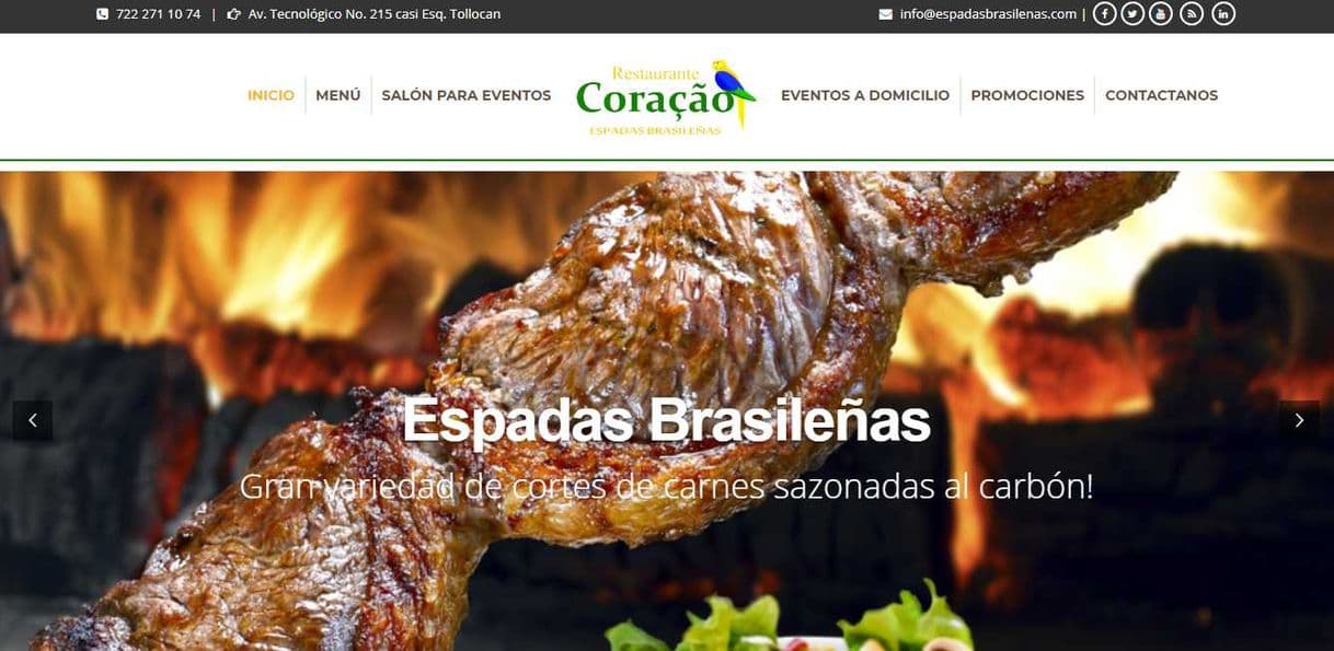 Restaurantes Espadas Brasileñas Coraçao