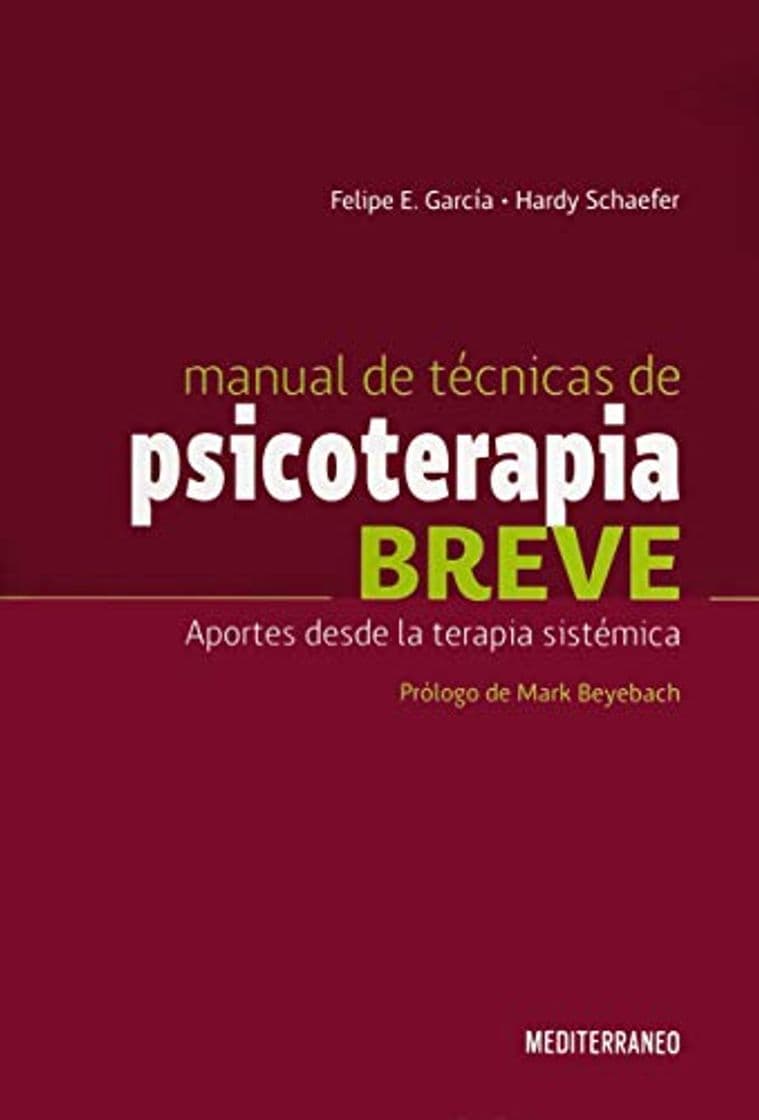 Book Manual de Técnicas de Psicoterapia Breve