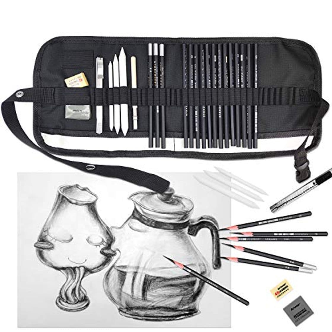 Product YLX Set de lápices de dibujo para artistas Sketching Pencils Art set