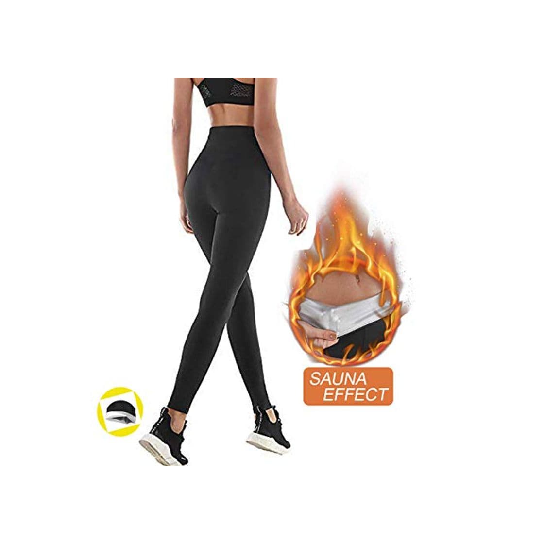 Fashion NHEIMA Pantalones de Sauna Adelgazantes Mujer NANOTECNOLOGÍA, Leggins Reductores Adelgazantes, Leggins Anticeluliticos