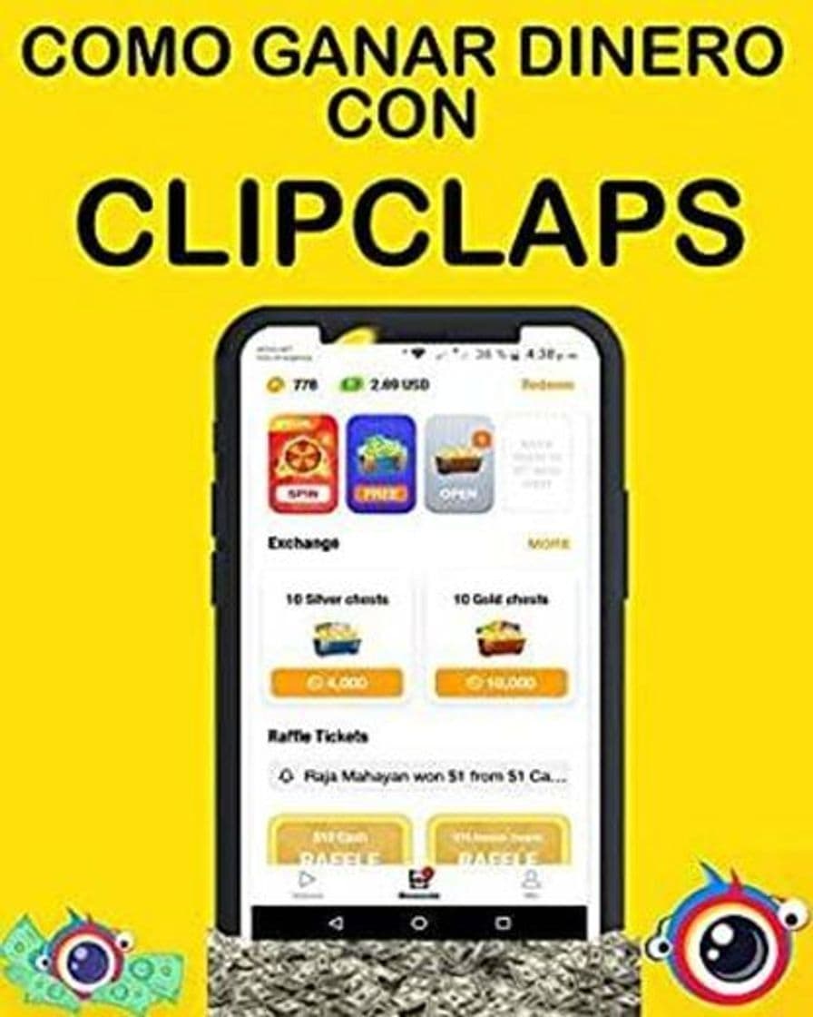 Moda Clipclaps, app para ganar dinero gratis