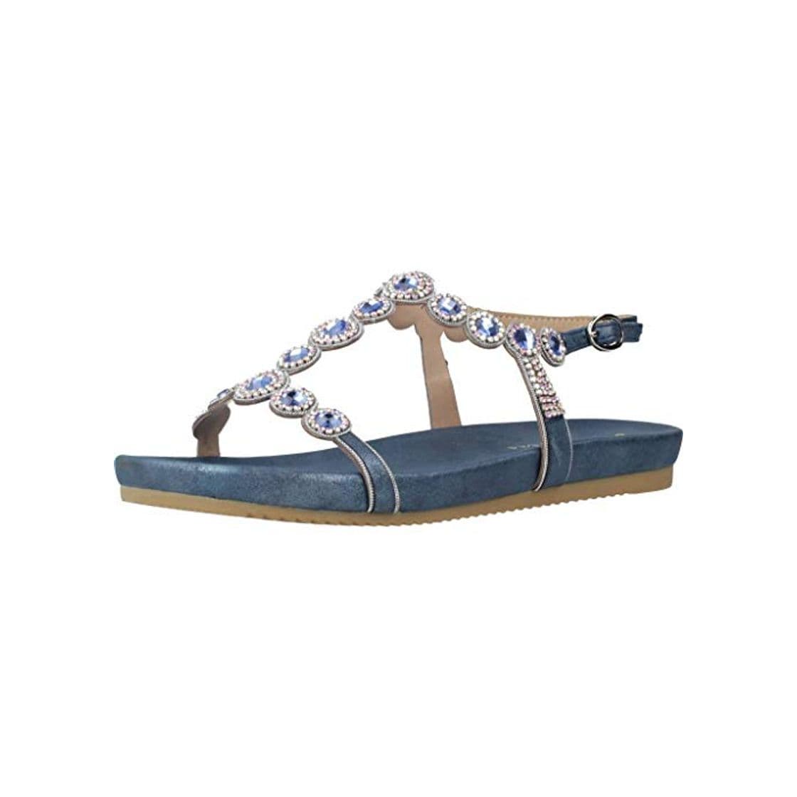 Fashion Alma En Pena Sandalias Chanclas Mujer V20857 para Mujer Azul 39 EU