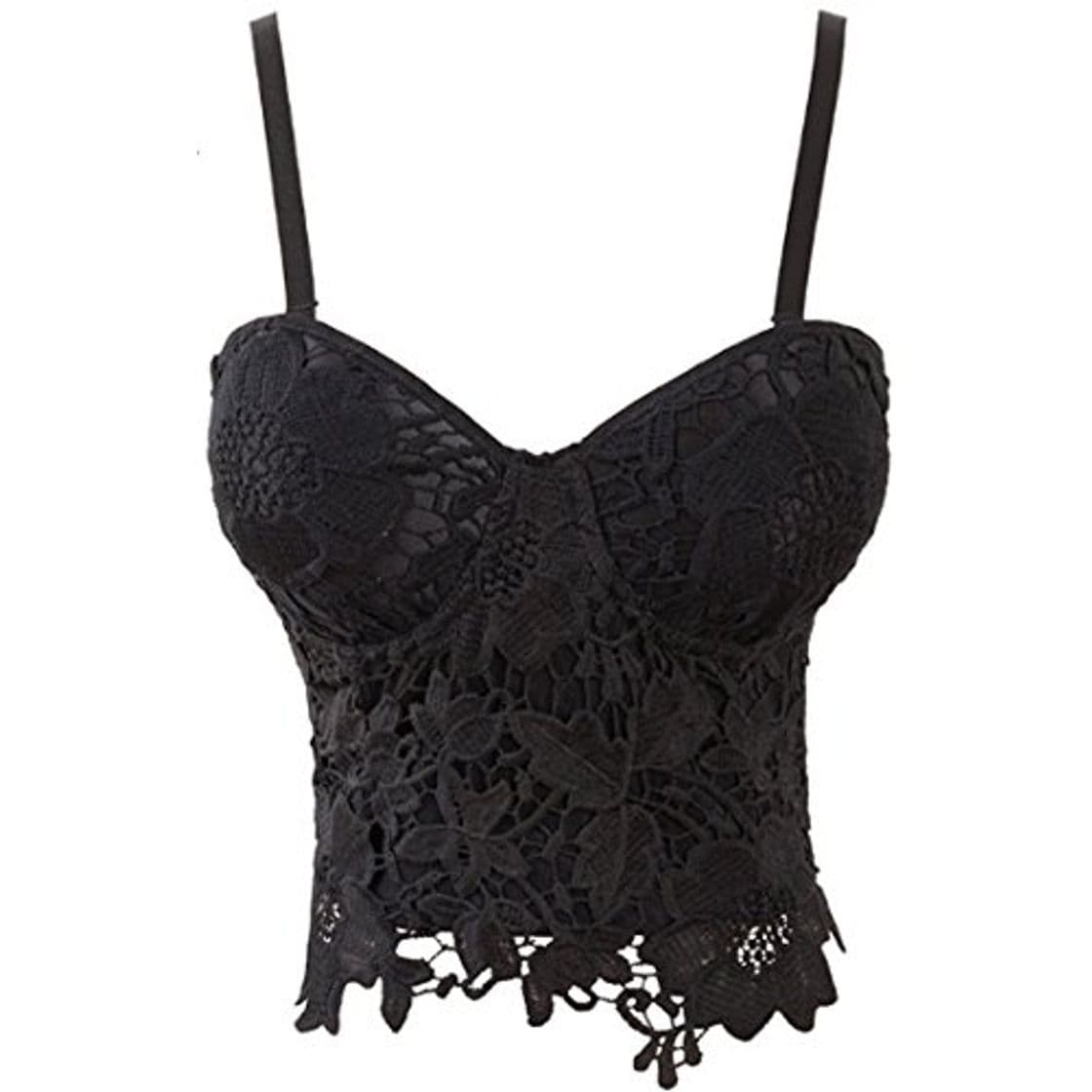 Product Aiuem Encaje Push Up Bralet Corsé de Mujer Sujetador Bustier Night Club