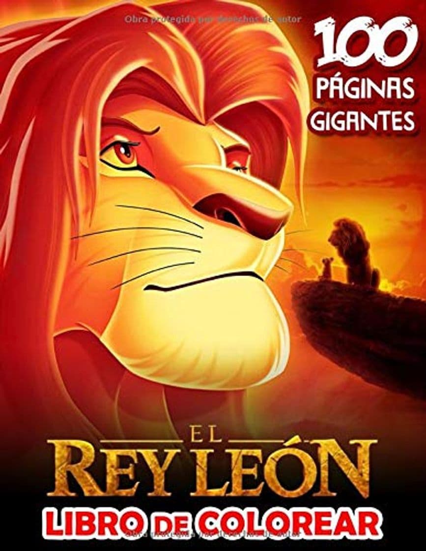 Book El Rey León Libro de Colorear