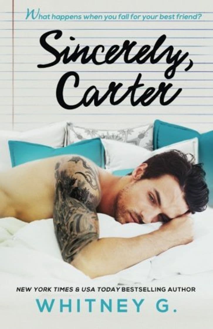 Libro Sincerely, Carter