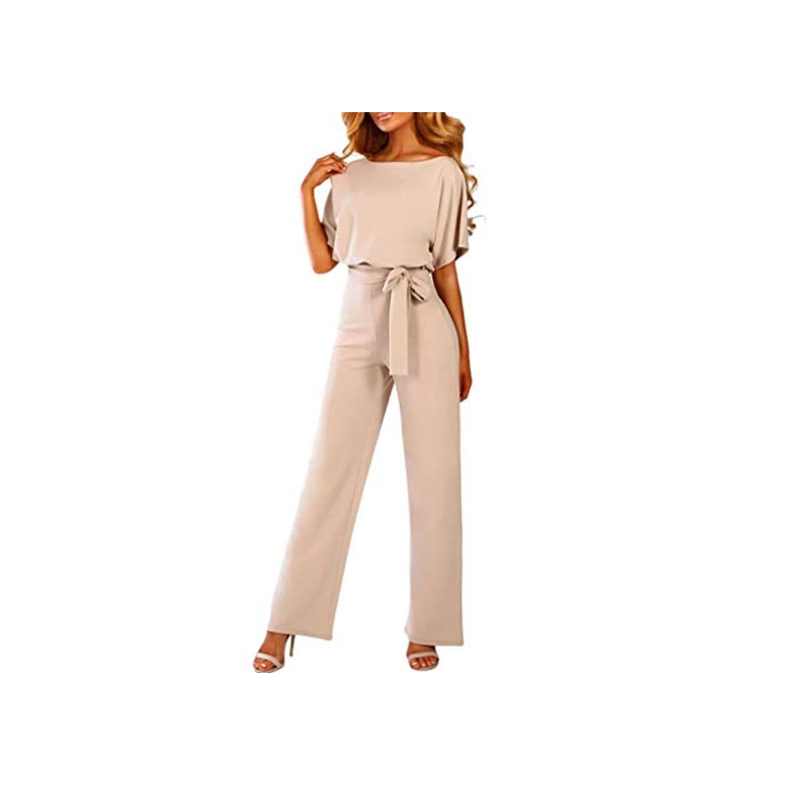 Producto ZODOF Monos Largos Mujer Elegantes Verano Monos Mujer Fiesta Monos muje Clubwear Strappy Striped Playsuit Vendaje Blusas Mujer Tallas Grandes Pantalones Anchos Jumpsuit