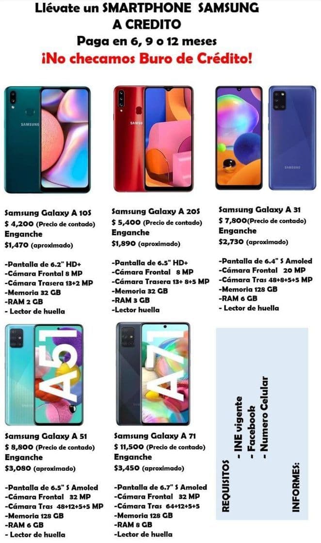 Moda Celulares a credito 