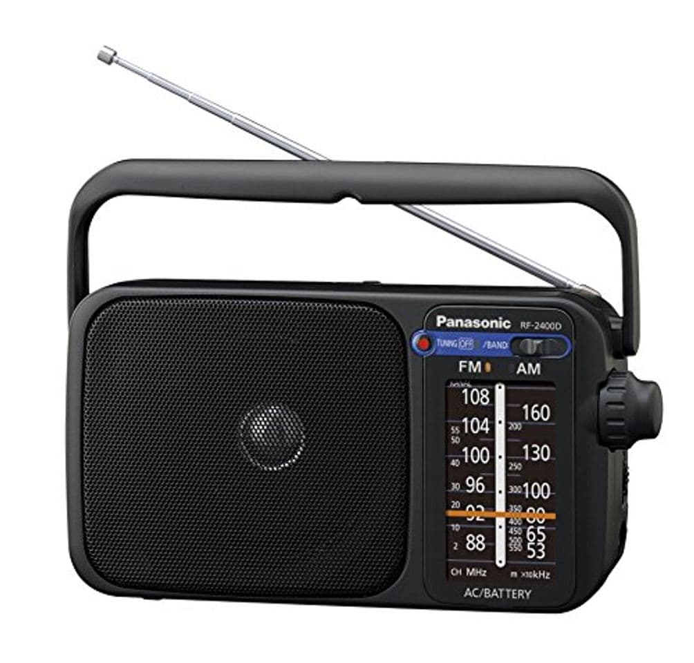 Electronic Panasonic RF-2400DEG-K - Radio Portátil FM/Am,