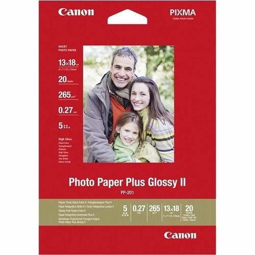 Electronic Canon PP-201 Glossy II Papel tintado