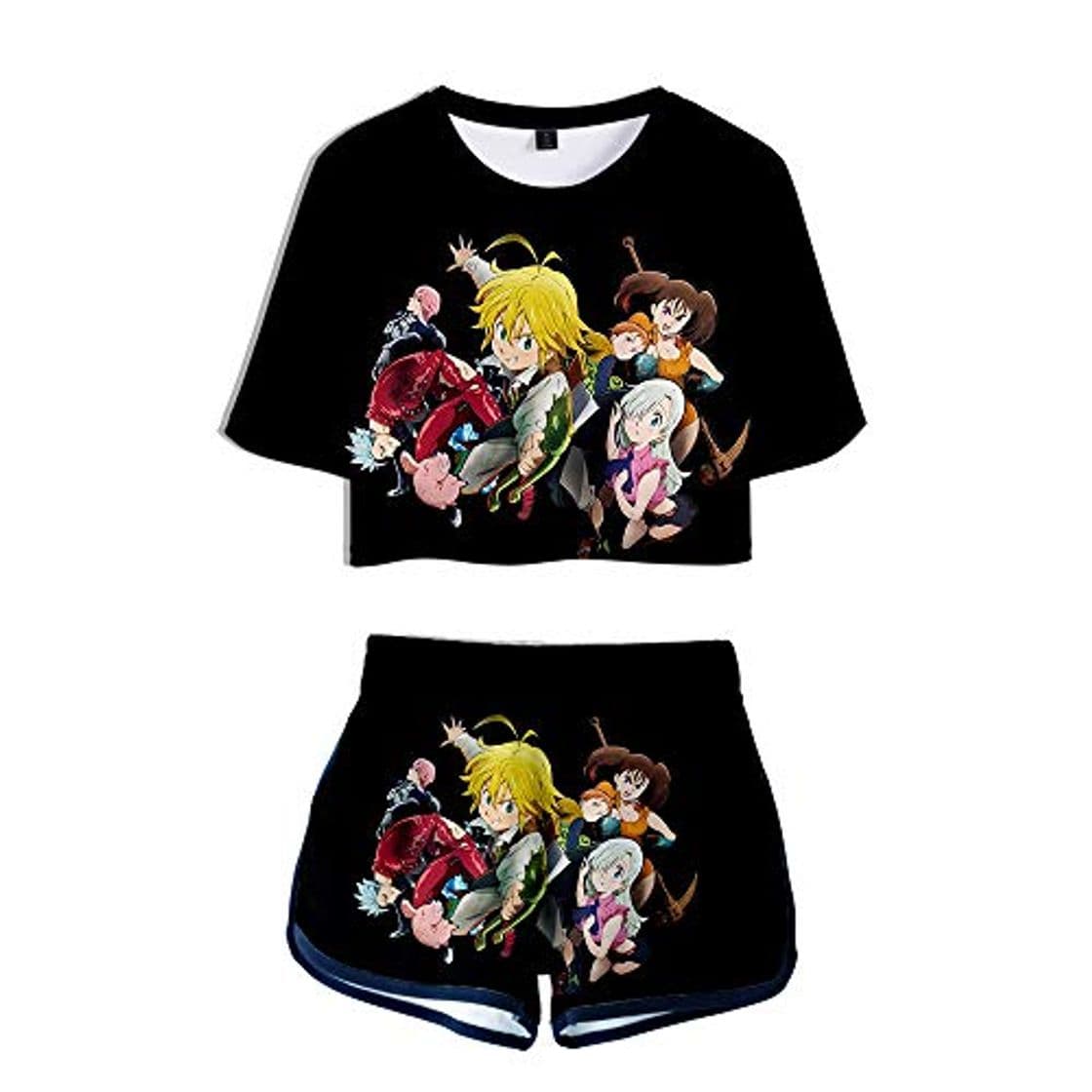 Fashion HIMFL Siete pecados Capitales Meliodas Temporada Personaje Impreso en 3D Chándales Casual